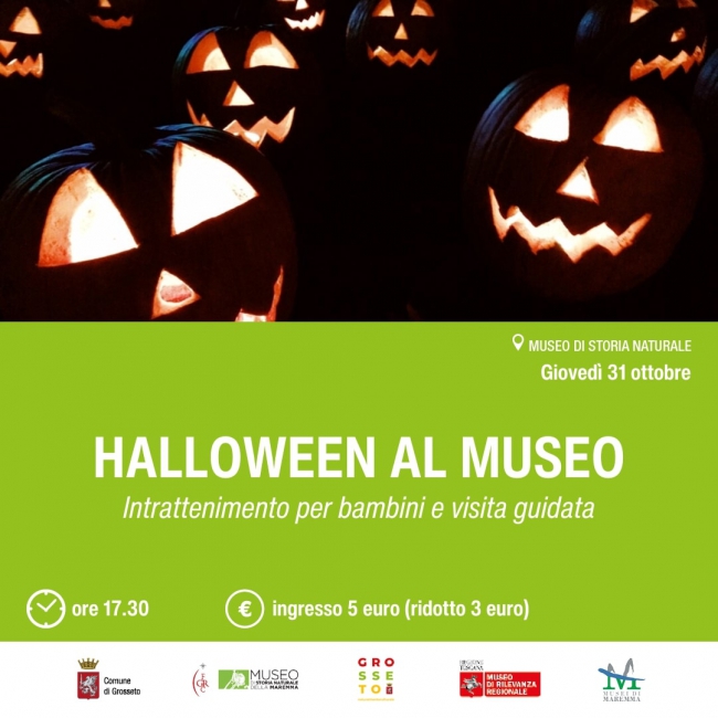 Notte magica di Halloween al museo di storia naturale in grosseto per scoprire la magia ed i segreti della natura!